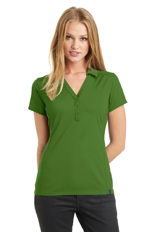 Ogio Womens Framework Moisture Wicking Short Sleeve Polo Shirt - Gridiron Green - Closeout