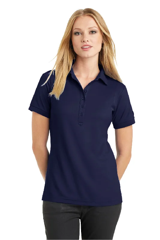 Ogio Womens Jewel Moisture Wicking Short Sleeve Polo Shirt - Navy Blue