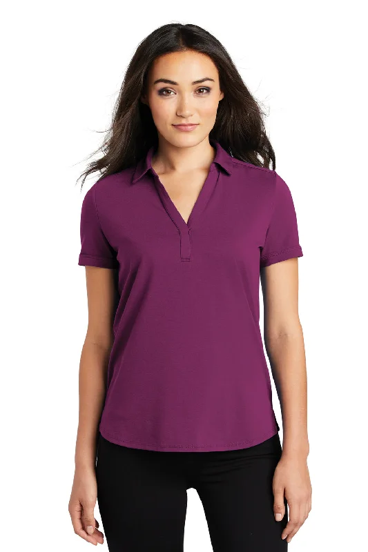 Ogio Womens Limit Moisture Wicking Short Sleeve Polo Shirt - Fuel Purple