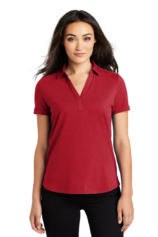 Ogio Womens Limit Moisture Wicking Short Sleeve Polo Shirt - Signal Red