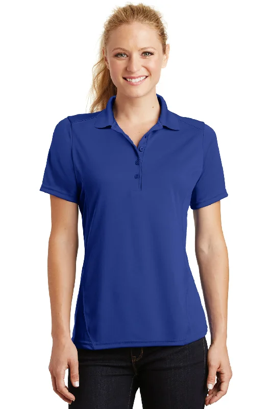 Sport-Tek Womens Dry Zone Moisture Wicking Short Sleeve Polo Shirt - True Royal Blue