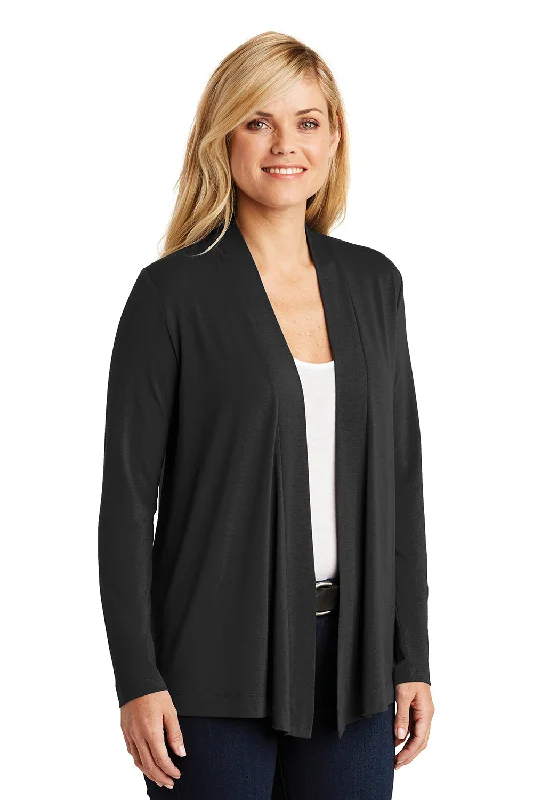 Port Authority Womens Concept Long Sleeve Cardigan Sweater - Black