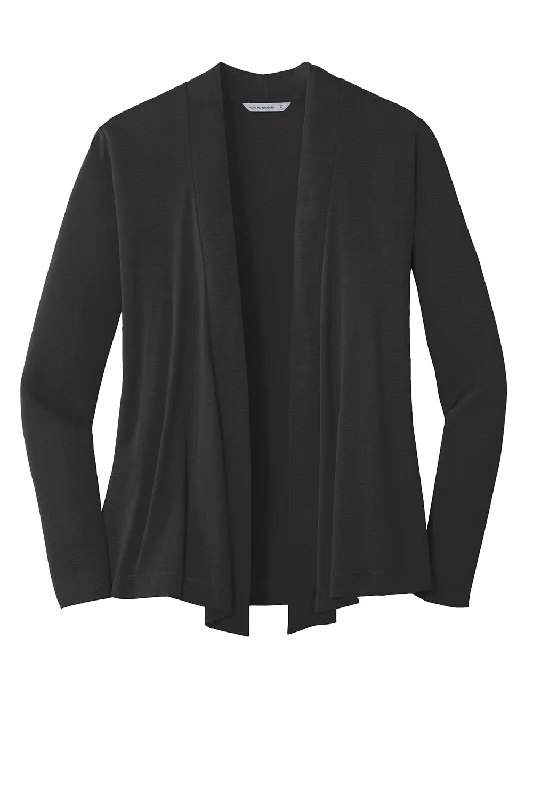 Port Authority Womens Concept Long Sleeve Cardigan Sweater - Black