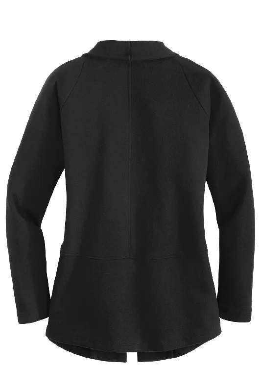 Port Authority Womens Long Sleeve Cardigan Sweater - Deep Black