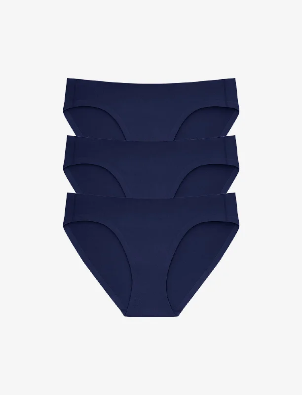 ComfortStretch Bikini 3 Pack Box Bikini with ruffle sleeves, Feminine, Trendy, Stylish