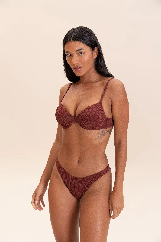 Curl Half-Cup Bikini Top Sexy bikini, Summer wear, Fashionable, Comfortable