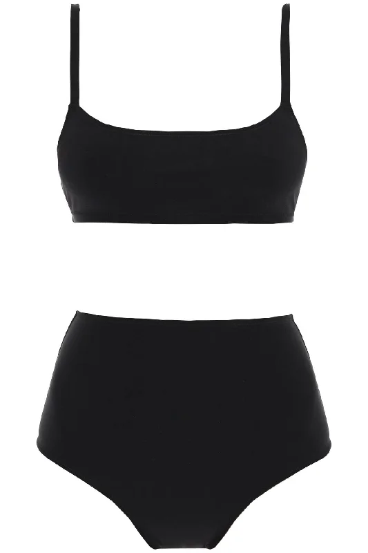 eleven high waist bikini set UNDICI HIGH WAIST BLACK Strapless bikini top, Chic, Comfortable, Sexy