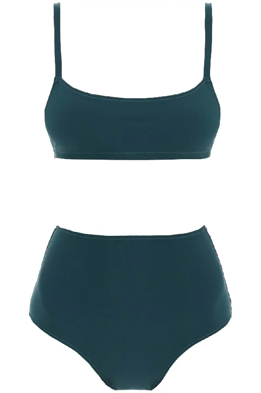 eleven high waist bikini set UNDICI HIGH WAIST INDIAN JADE Sporty bikini, Athletic, Comfortable, Trendy