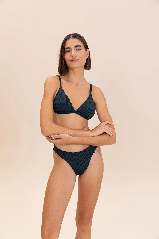 Gloss Triangle Bikini Top High-leg bikini, Retro, Sexy, Fashionable