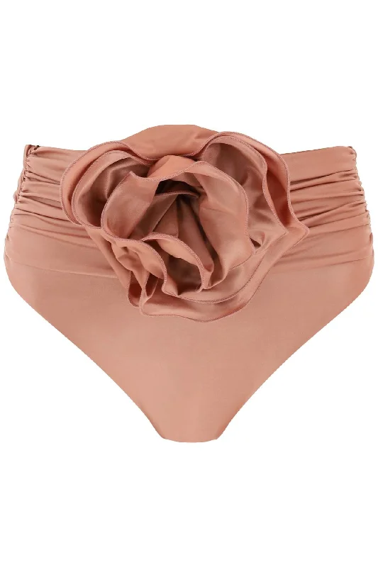 high-waisted bikini briefs with flower clip 613524 PINK Two-tone bikini set, Bold, Stylish, Trendy