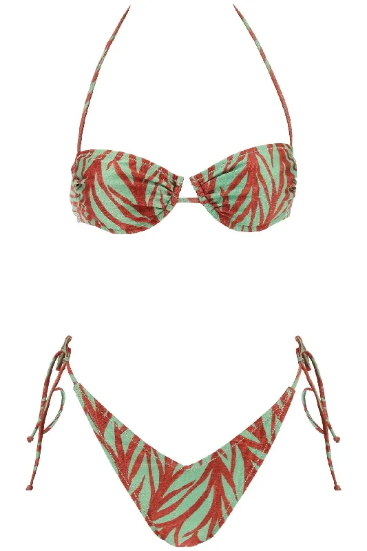 penny bikini set for PENNY SET COLAR LUREX V-shaped bikini, Sexy, Trendy, Comfortable