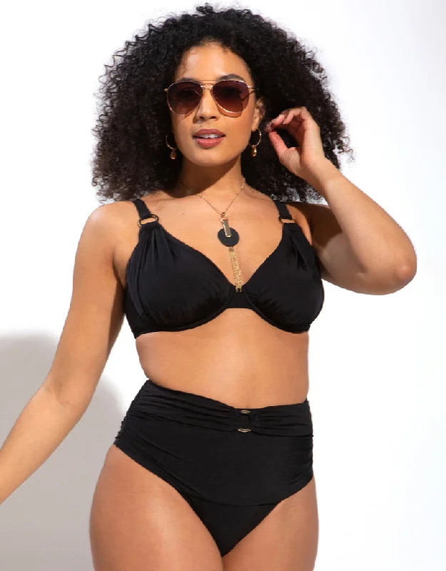 Pour Moi Samoa Bikini Top Black Sports bikini, Active, Trendy, Comfortable