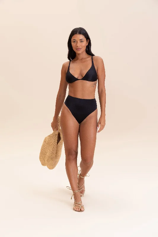 Shine Triangle Bikini Top Ruffled bottom bikini, Feminine, Trendy, Sexy