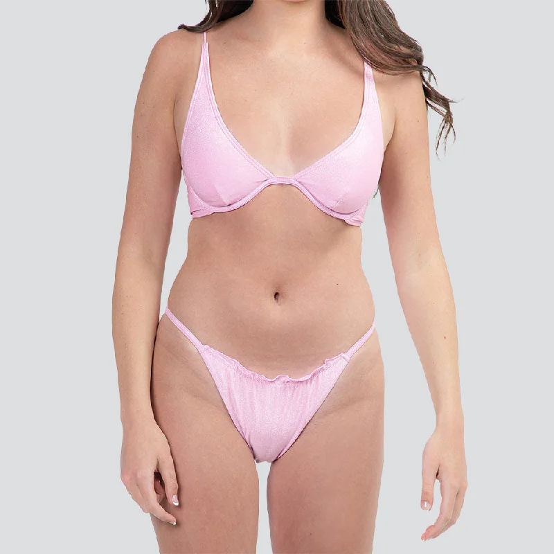 Sparkle Dust Ruffle Super Cheeky Bikini Bottom Sunflower bikini, Fun, Summer style, Trendy