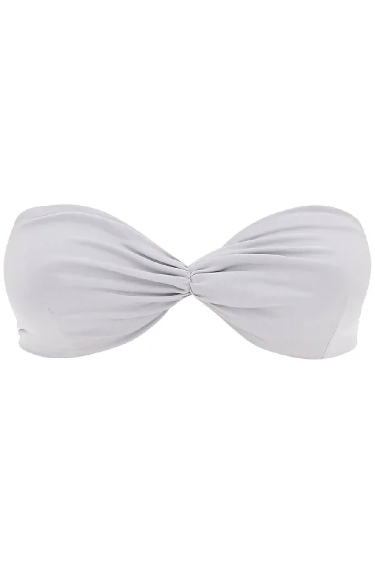 twisted bandeau bikini top 637524 GREY Twisted bikini top, Trendy, Sexy, Comfortable
