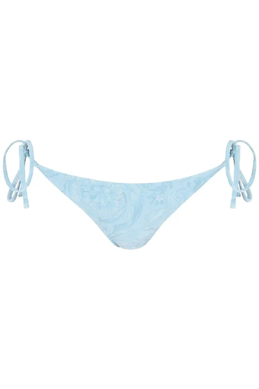 Versace baroque bikini brief ABD05027 A235870 PALE BLUE Bikini with chain, Glamorous, Trendy, Sexy