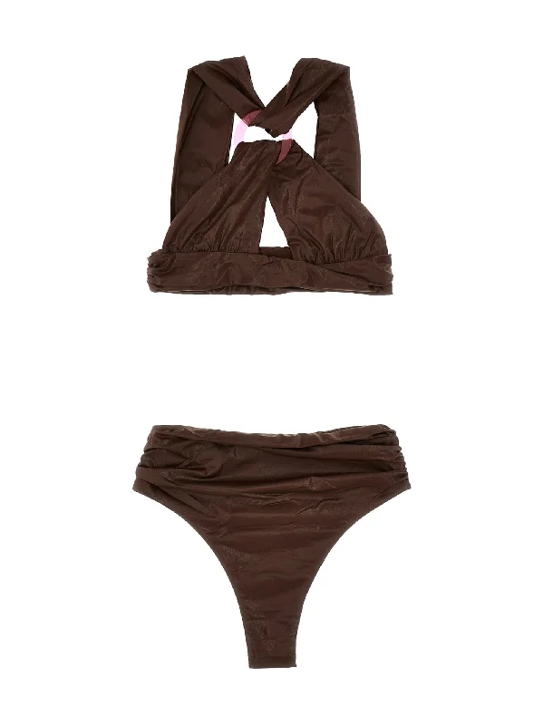 Wet-effect Bikini Wraparound bikini, Trendy, Sexy, Beachwear