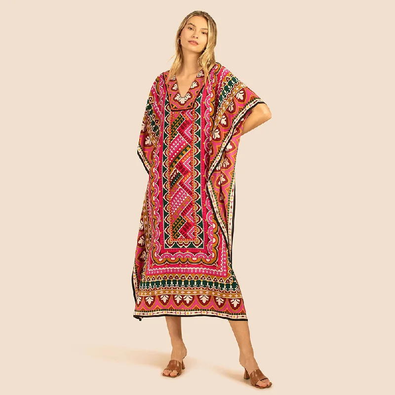 Women'S Fashion Boho Graphic Printed Beach Bikini Sun Protection Cover-Up Backless bikini top, Sexy, Trendy, Fashionable