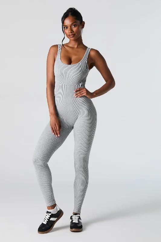 Active Seamless Ribbed Sleeveless Jumpsuit Sleeveless jumpsuit, Elegant, Fashionable, Comfortable Active Seamless Ribbed Sleeveless Jumpsuit Sleeveless jumpsuit, Elegant, Fashionable, Comfortable