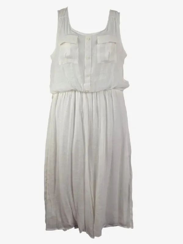 Assorted Brands Beachy Pearl Button Up Jumpsuit Size L Pleated jumpsuit, High waist, Fashion forward, Elegant Assorted Brands Beachy Pearl Button Up Jumpsuit Size L Pleated jumpsuit, High waist, Fashion forward, Elegant