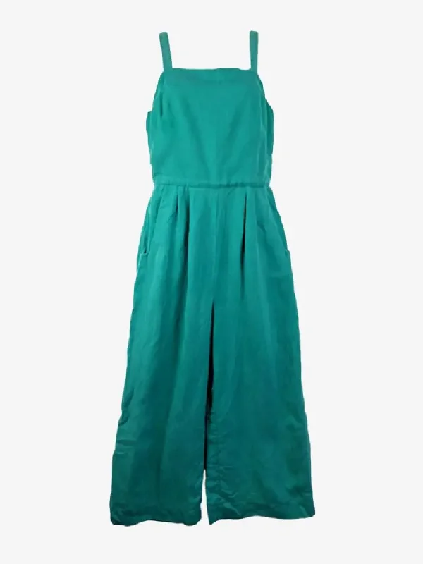 Cue Essential Summer Teal Jumpsuit Size 8 Double-breasted jumpsuit, Vintage, Elegant, Chic Cue Essential Summer Teal Jumpsuit Size 8 Double-breasted jumpsuit, Vintage, Elegant, Chic