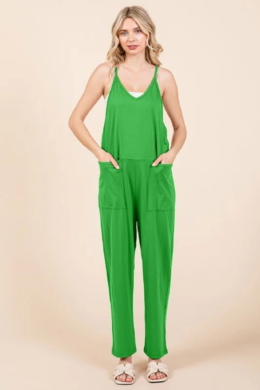 Culture Code Full Size Sleeveless Jumpsuit with Pockets Floral jumpsuit, Feminine, Summer vibes, Trendy Culture Code Full Size Sleeveless Jumpsuit with Pockets Floral jumpsuit, Feminine, Summer vibes, Trendy