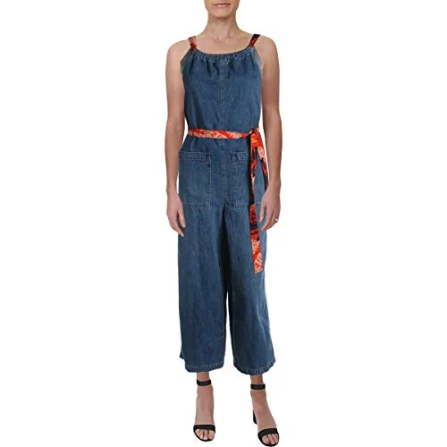 Free People Womens Joyride Denim Printed Straps Jumpsuit Blue 10 Formal jumpsuit, Elegant, Stylish, Evening wear Free People Womens Joyride Denim Printed Straps Jumpsuit Blue 10 Formal jumpsuit, Elegant, Stylish, Evening wear
