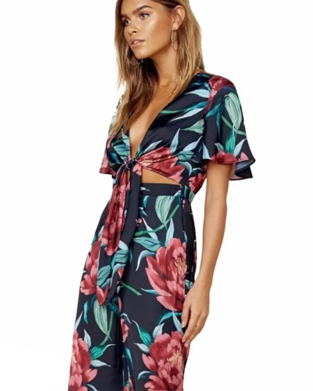 "Jenna" Jumpsuit Printed jumpsuit, Bohemian style, Vibrant, Casual