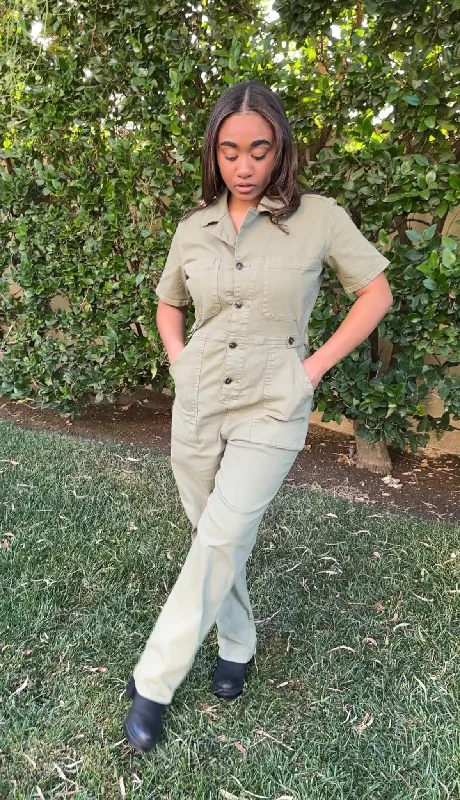 Letter To Juliet Army Green Jumpsuit Plunging neck jumpsuit, Sexy, Fashionable, Party attire Letter To Juliet Army Green Jumpsuit Plunging neck jumpsuit, Sexy, Fashionable, Party attire
