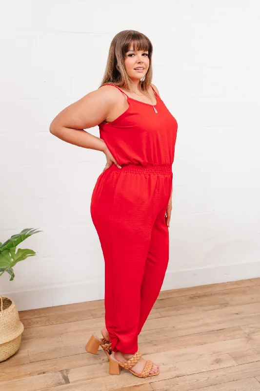 Livin' The Dream Jumpsuit in Red Wide leg black jumpsuit, Elegant, Formal wear, Chic Livin' The Dream Jumpsuit in Red Wide leg black jumpsuit, Elegant, Formal wear, Chic