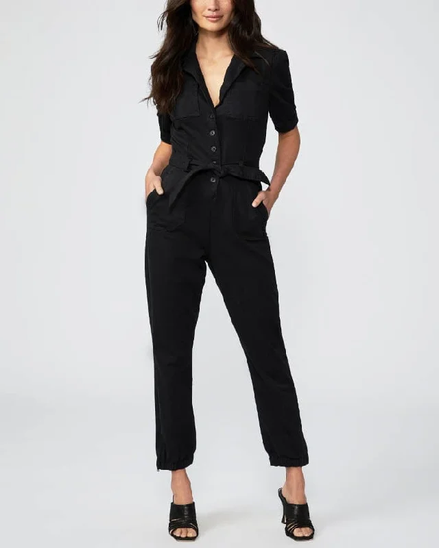 "Mayslie Jogger Jumpsuit" Floral jumpsuit, Summer vibes, Feminine, Casual