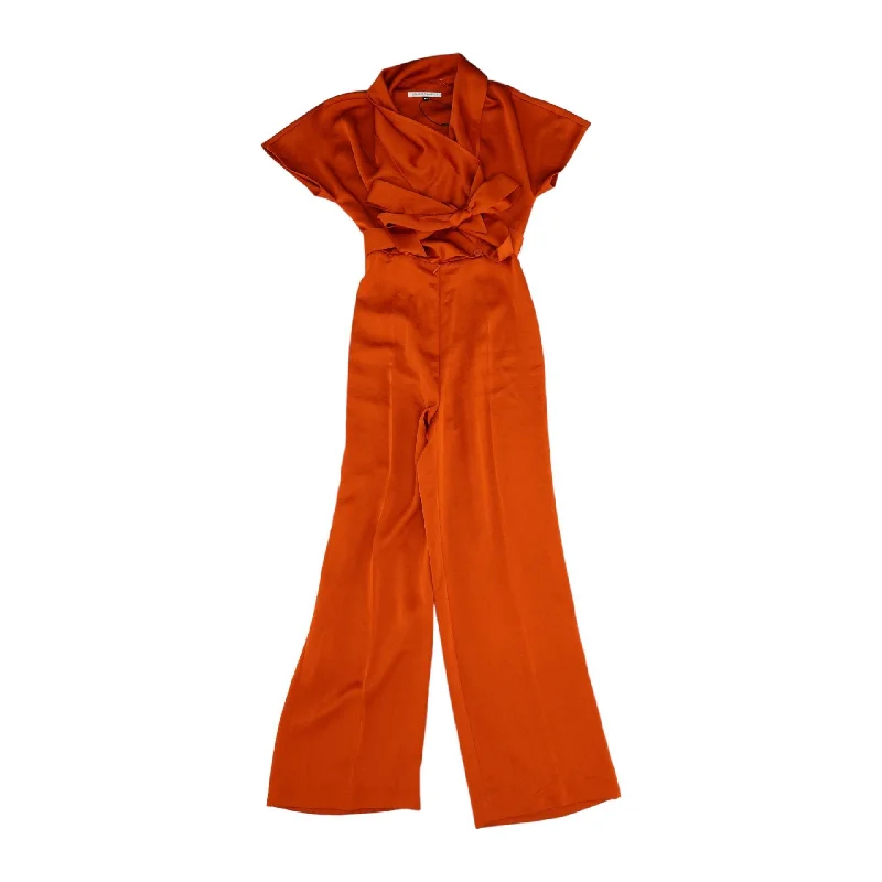 Orange Jumpsuit Trendy jumpsuit, Fashion-forward, Chic, Elegant