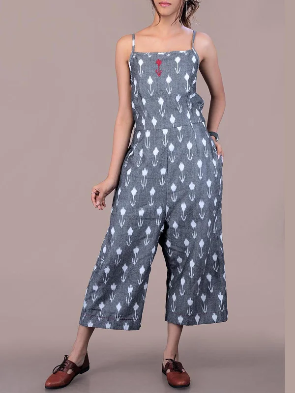 Quinn Handwoven Ikat Jumpsuit Skirted jumpsuit, Elegant, Feminine, Chic