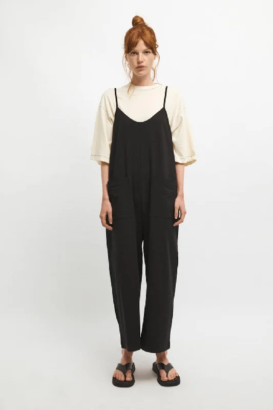Luisa Jumpsuit Black Polka dot jumpsuit, Playful print, Trendy, Fashionable