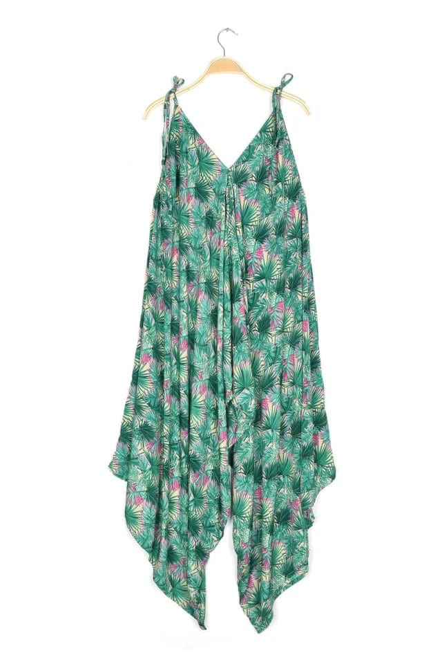 Tie Shoulder Printed Jumpsuit - Shalimar Party jumpsuit, Glamorous, Elegant, Trendy