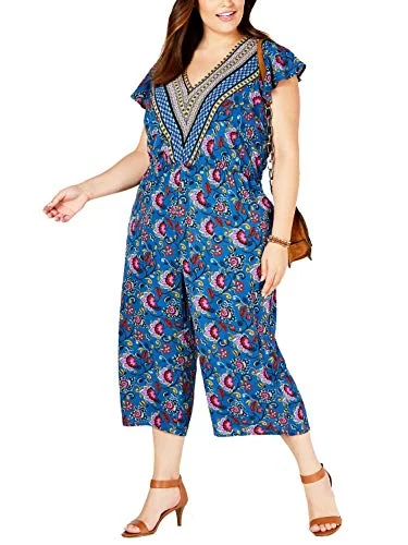 Trendy Plus Size Cropped Jumpsuit Velvet jumpsuit, Luxe fabric, Nightwear, Glamorous Trendy Plus Size Cropped Jumpsuit Velvet jumpsuit, Luxe fabric, Nightwear, Glamorous