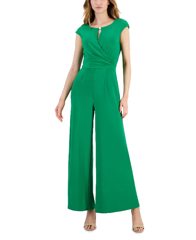 Women's Maryanne Wide-Leg Jumpsuit Jumpsuit with knot, Elegant, Chic, Comfortable