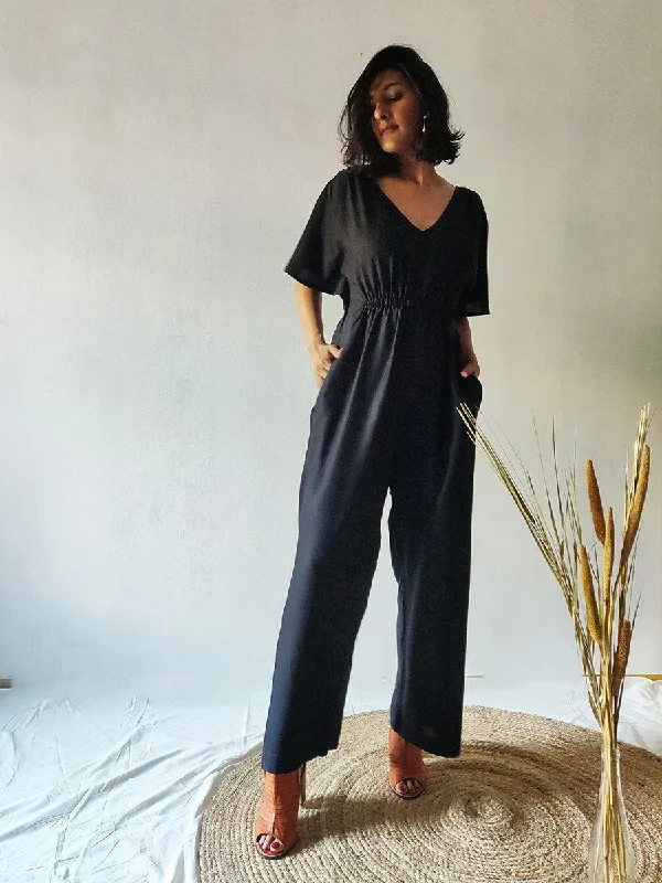 Wsb Basics Jumpsuit Black Casual chic jumpsuit, Street style, Comfortable, Trendy